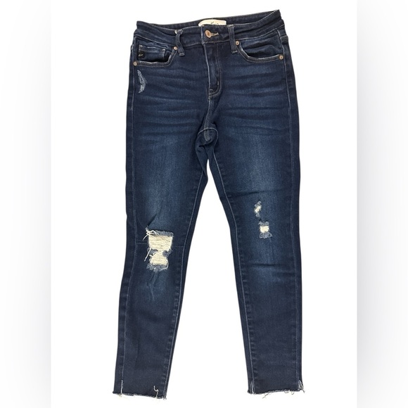 Kancan Distressed Jeans - Picture 1 of 7
